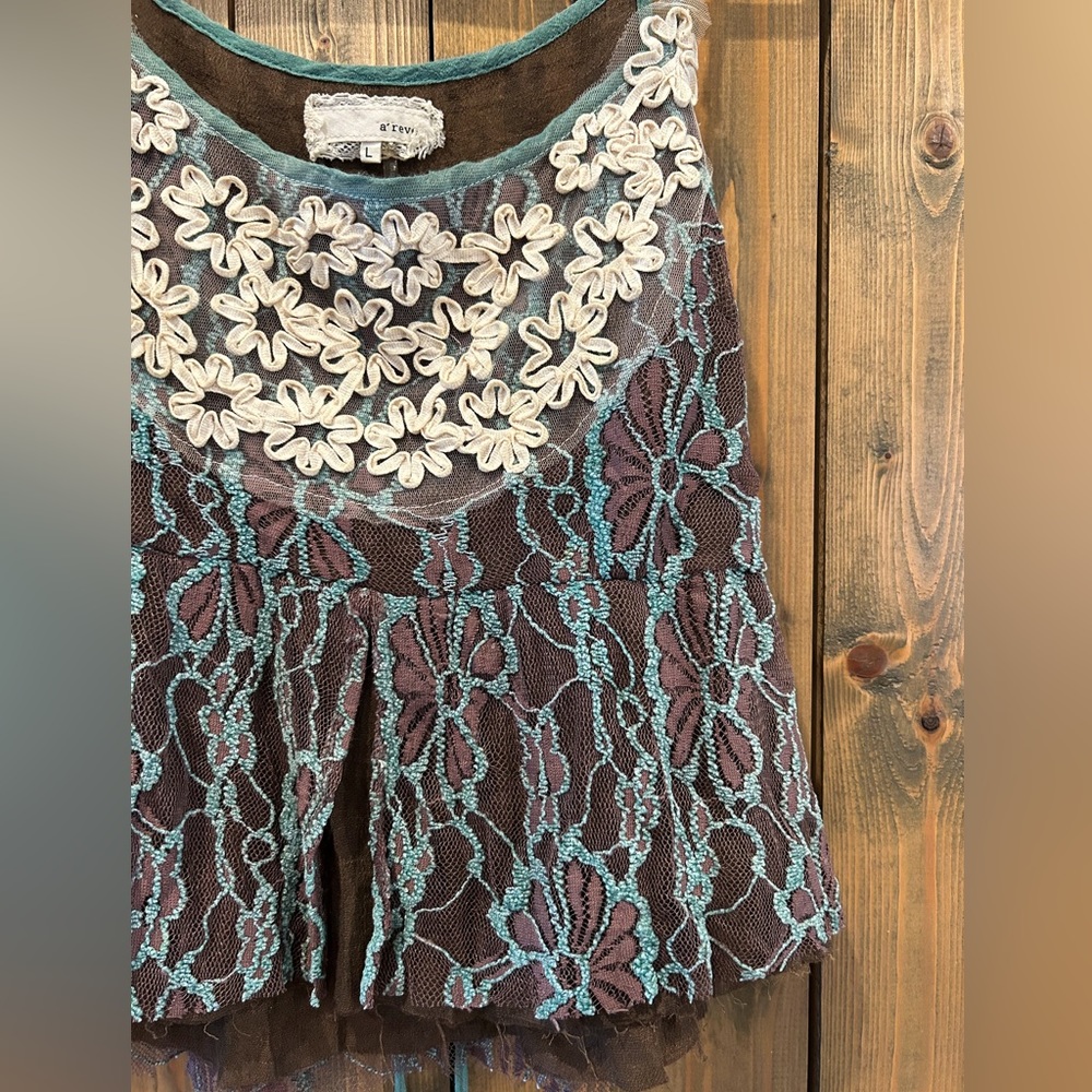 Anthropologie A’reve Lace Tank Top